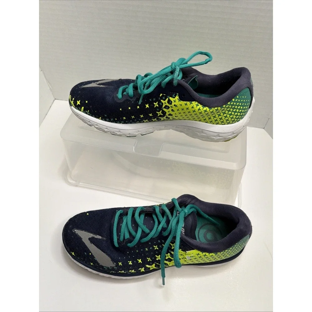 Brooks Pure Flow 5 Running Shoes Womens Size US 9.5 Blue Comfort Breathable